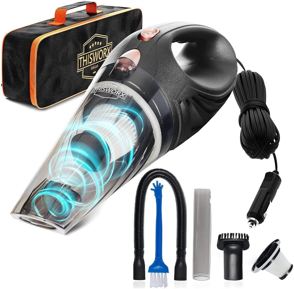 ThisWorx Car Vacuum Cleaner - Car Accessories Car Paint Care
