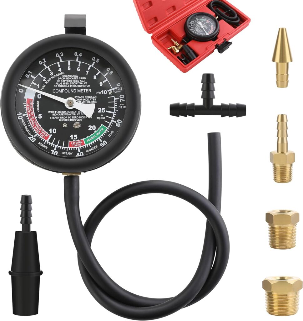 Fuel Pump and Vacuum Tester Gauge