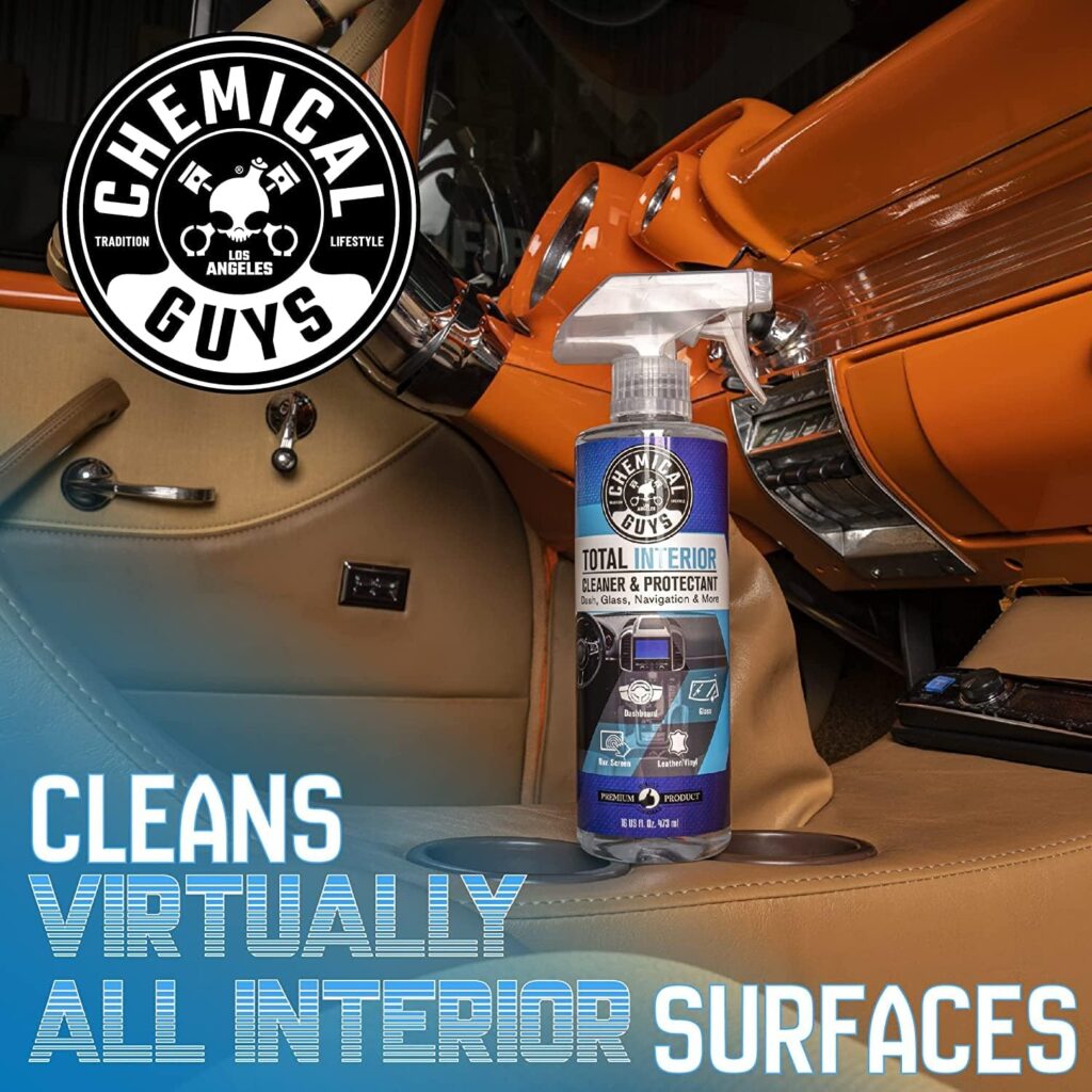 Chemical Guys SPI220 Total Interior Cleaner and Protectant, Safe for Cars, Trucks Car Paint Care
