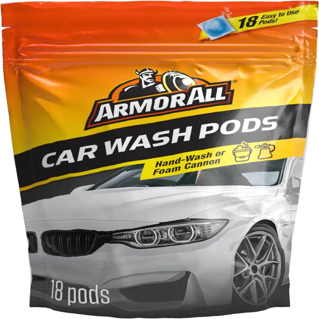 Clean and Organized Car: car wash pods
